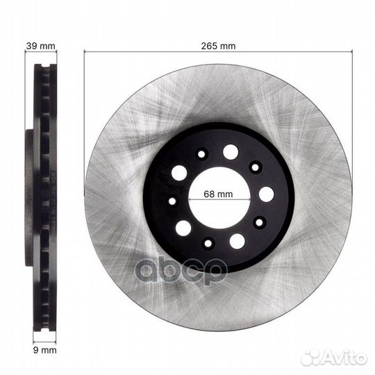 Диск тормозной avantech BR3014S avantech