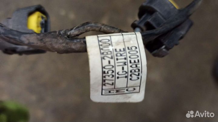 Проводка топливных форсунок Hyundai Solaris 1