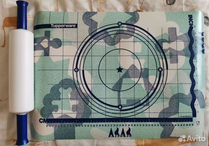 Скалка и коврик Tupperware