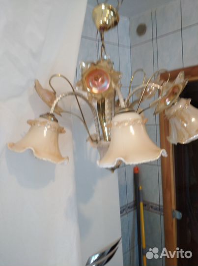 Люстра потолочная бу