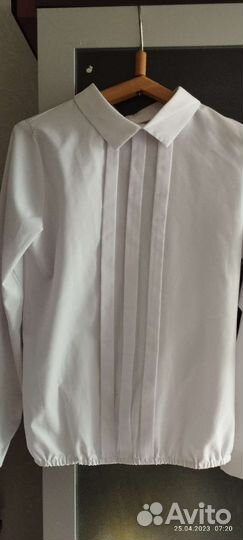 Рубашка для девочки примерно на 140