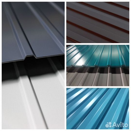 Профнастил С10 серый / профлист / цинк / забор