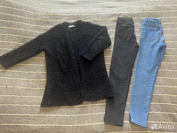 Пакетом одежда на девочку 140