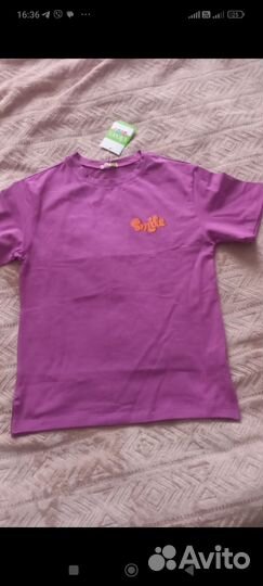 Футболка 134 новая Clever