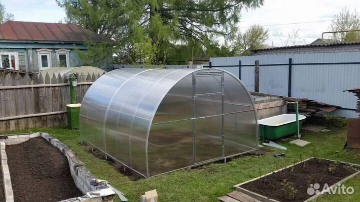 Оцинкованные Теплицы из Поликарбоната UV защита
