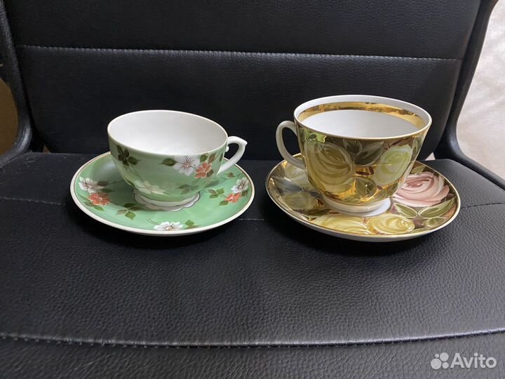Чайные пары большая Фарфор лфз Барановка