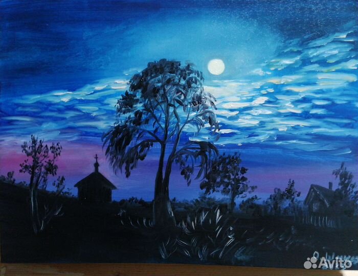 Летние пейзажи. Холст/подрамник/масло/лак