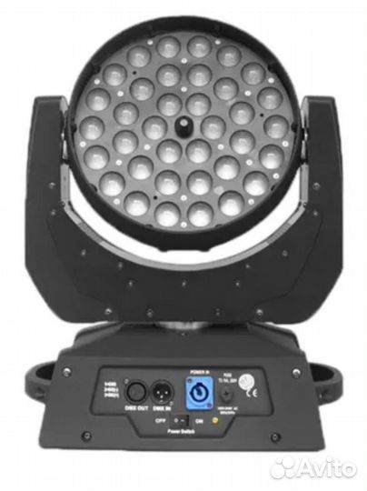 LED wash 36*12 вращающаяся голова