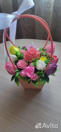Цветы из мыла