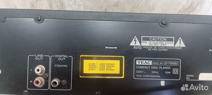 Teac CD-P3400 Compact Disc PLayer