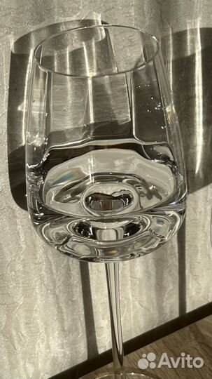 Набор бокалов для вина рифленные