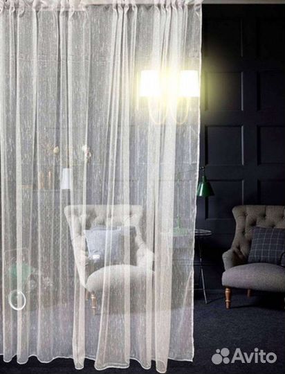 Тюль готовый новый