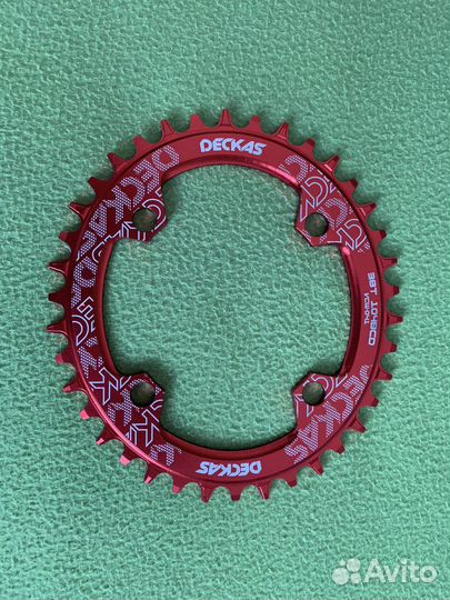 Звездочка Deckas овальная для велосипеда 38T