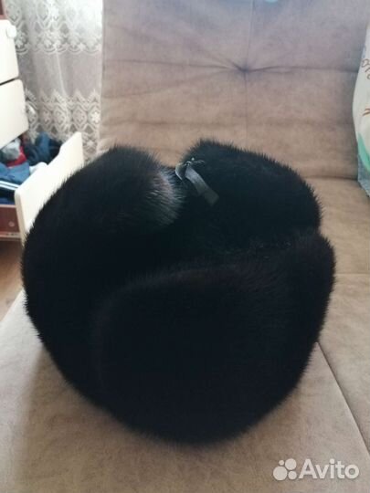 Норковая шапка мужская новая