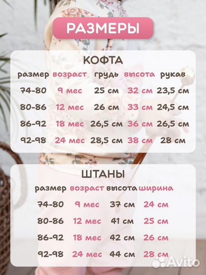 Костюм для новорожденных девочек