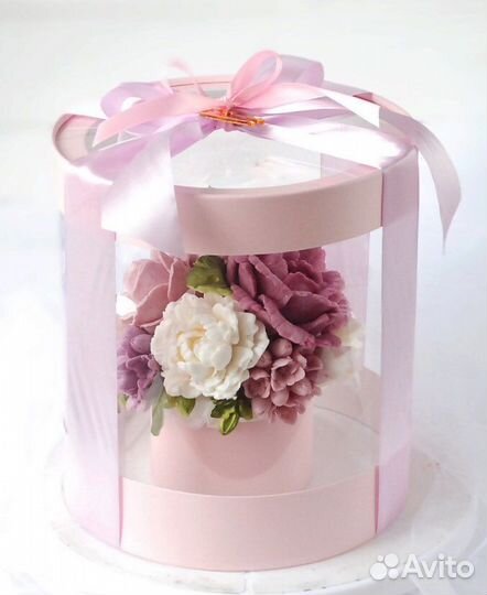 Съедобный букет в коробке