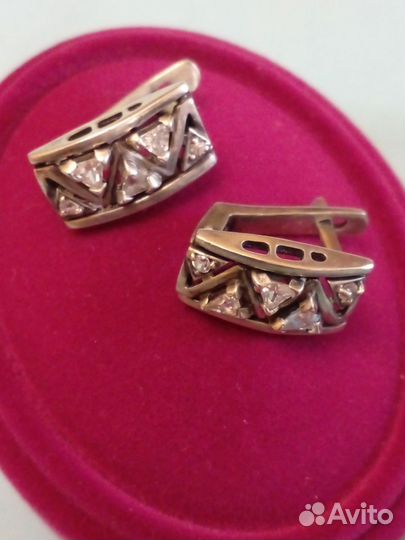 Серьги серебро 925