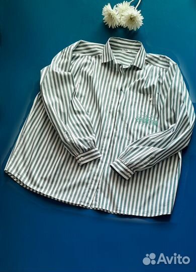 Женская рубашка Италия винтаж 1980-е