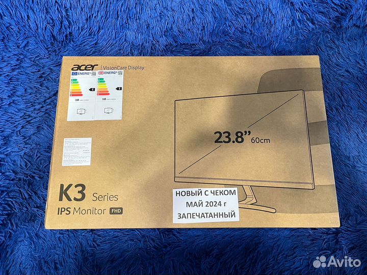 Монитор Acer K243YEbmix черный 24