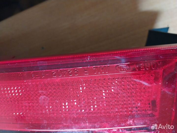 Kia sportage 2 фонарь задний правый
