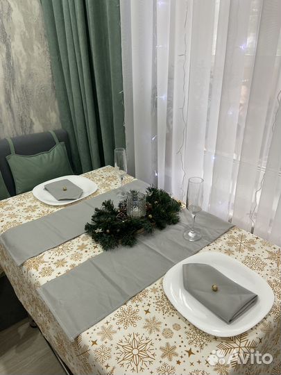 Скатерь новогодняя,дорожки,салфетки