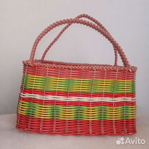Корзина плетеная СССР