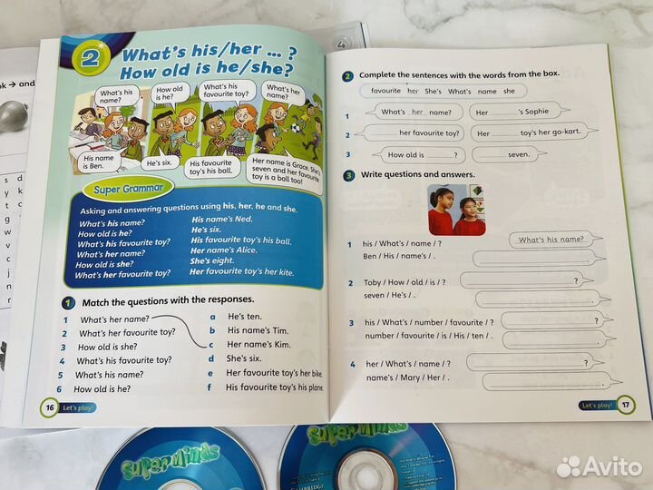 Super minds 1 + super grammar 1 новые
