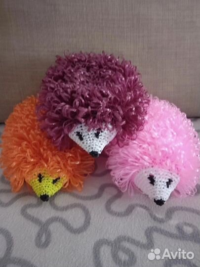 Мочалки ручной вязки