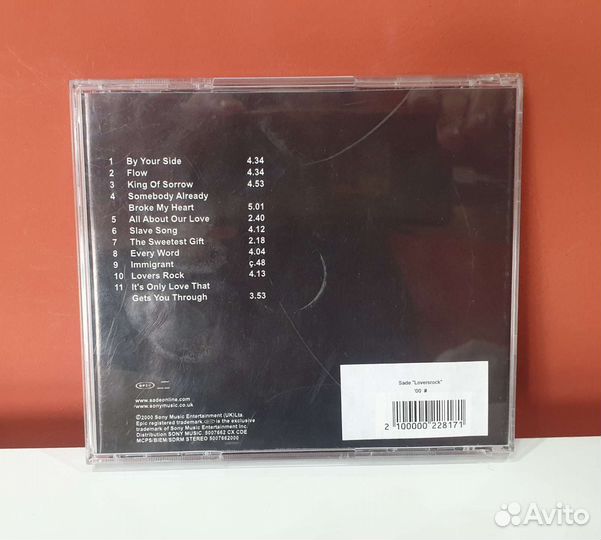 Sade - Lovers Rock (CD, 2000, EU)