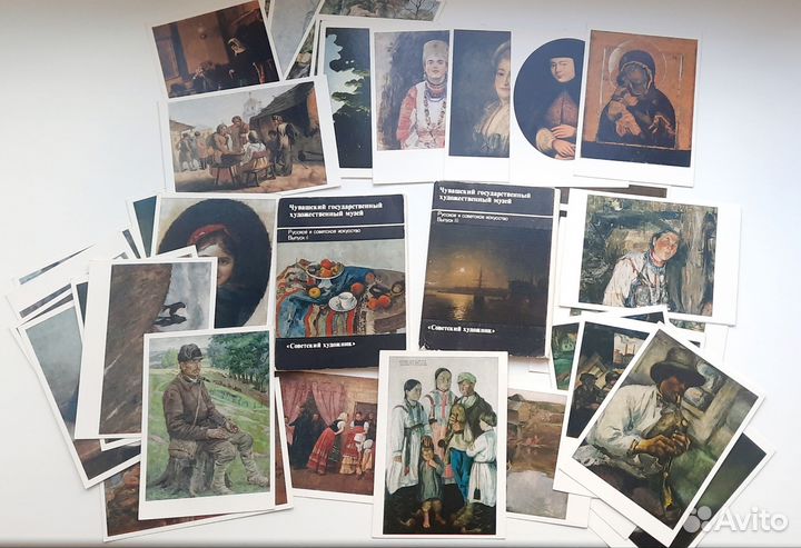 Открытки Советский художник 1991г Чувашский музей