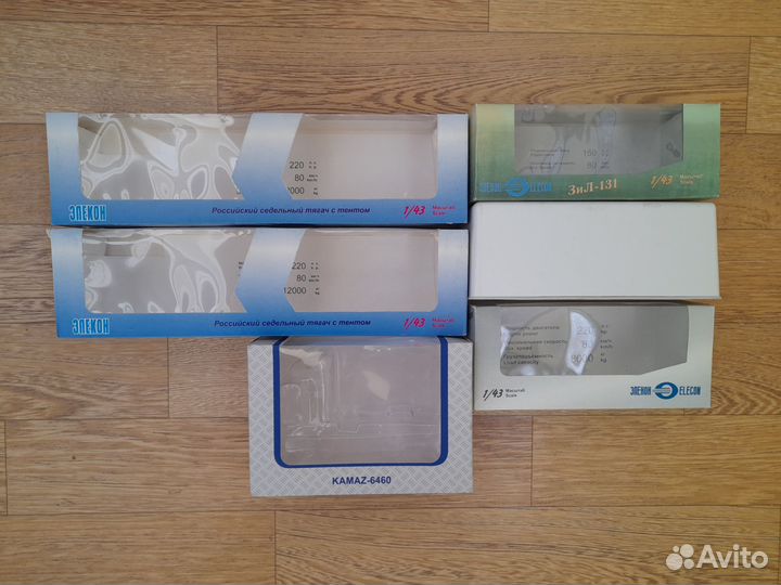 Бокс и коробки для моделей 1:43 элекон оригинал