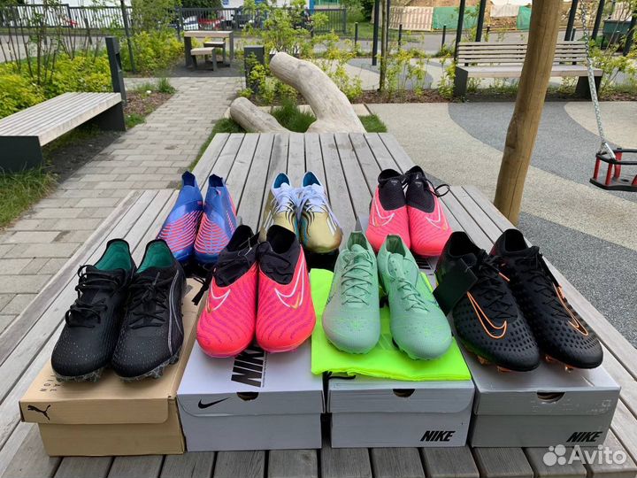 Футбольные бутсы Nike и adidas с размера 42-44