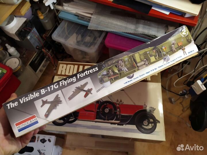 Сборная модель самолёта Boeing B-17G Flying Fortre