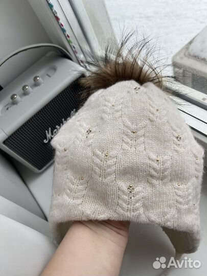 Шапка зимняя для девочки 50 52