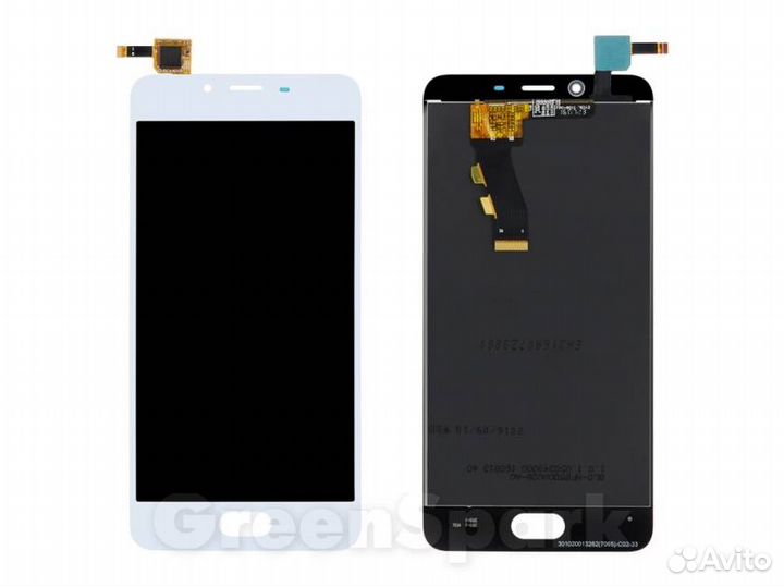 Дисплей для Meizu U10 +тач белый