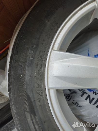 Колеса в сборе r15 летние 4 100