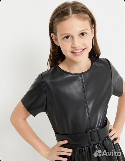 Кожаное платье acoola