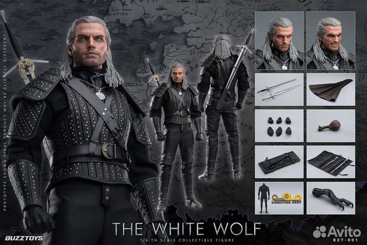 Подвижная Фигурка Geralt. The White Wolf