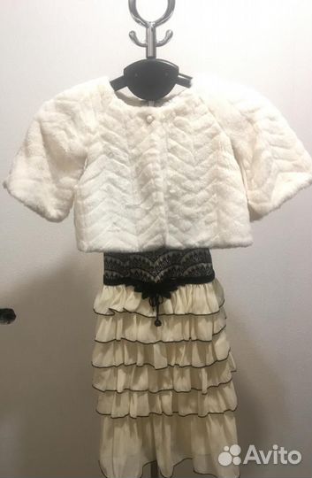 Меховое болеро Zarina