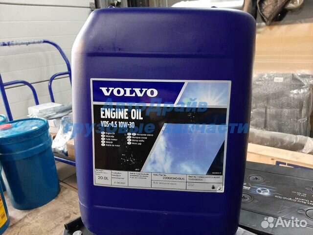 Оригинальное моторное масло Вольво VDS-4 10W-30
