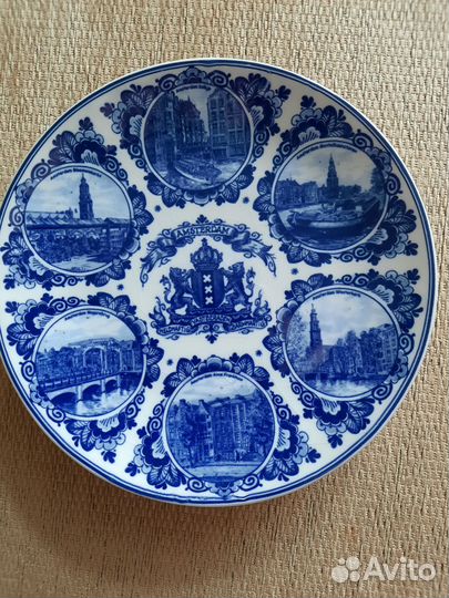 Тарелки настенные тематические, винтаж