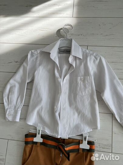 Брюки и рубашка для мальчика 104, 110