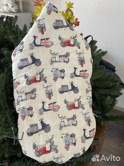 Конверт на выписку для мальчика зимний