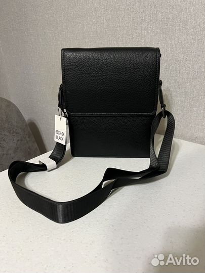 Мужская кожаная сумка новая
