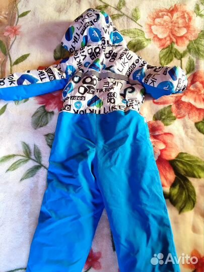 Зимний комбинезон для девочки 122