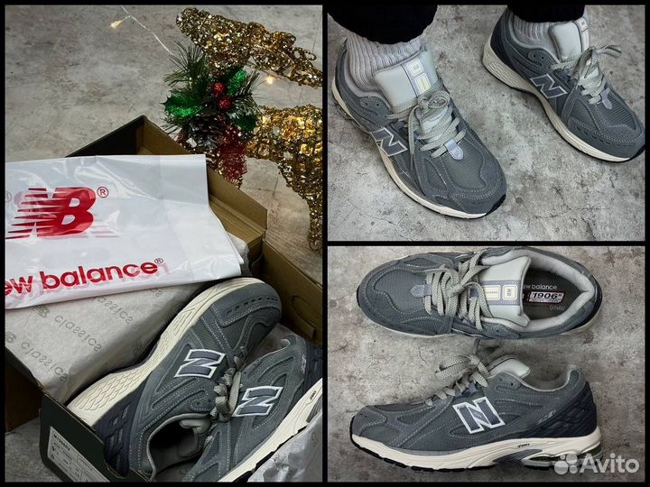 Кроссовки New Balance 1906R Grey Мужские Новые