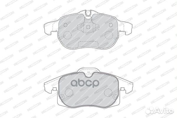 Колодки тормозные opel vectra C/zafira B/saab 9