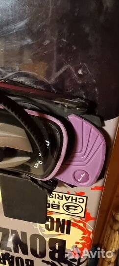 Комплект сноуборд bonza 159 см, для фрирайда