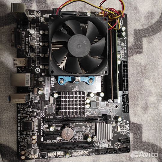 Материнская плата, процессор, оперативка, куллер