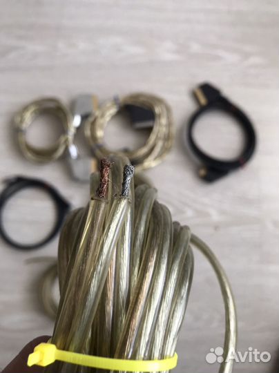 Акустические и аудио/видео кабели